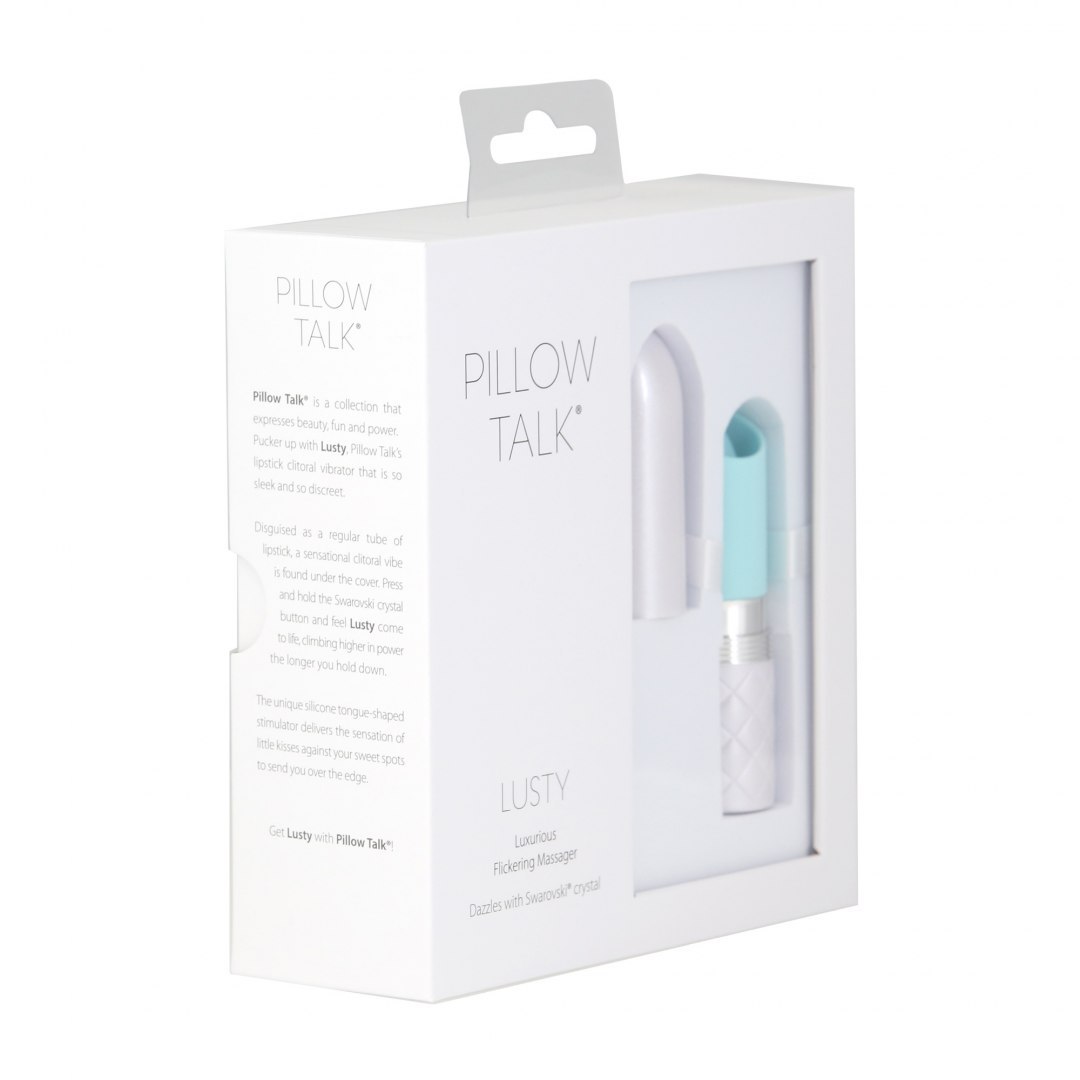 Pillow Talk - Lusty Luxurious Flickering Massager Teal