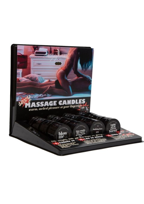 Mini Massage Candle Displ 16pc